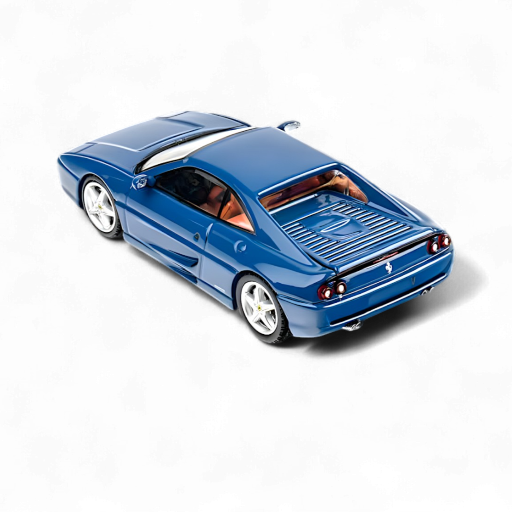 Ferrari F355 challenge Diecast Model in Naval Blue 1:64 by TPC  2