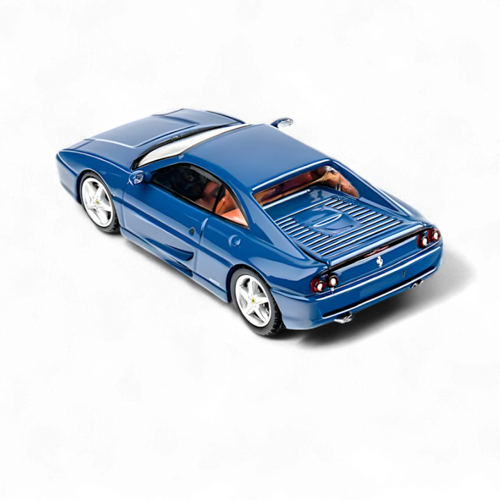 Ferrari F355 challenge Diecast Model in Naval Blue 1:64 by TPC  2