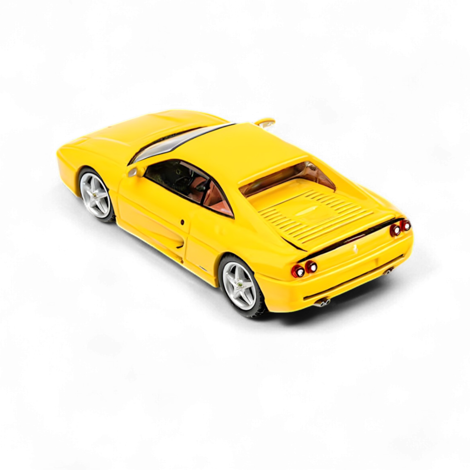 Ferraro F355 challenge Diecast Model in Modena Yellow 1:64 by TPC 2