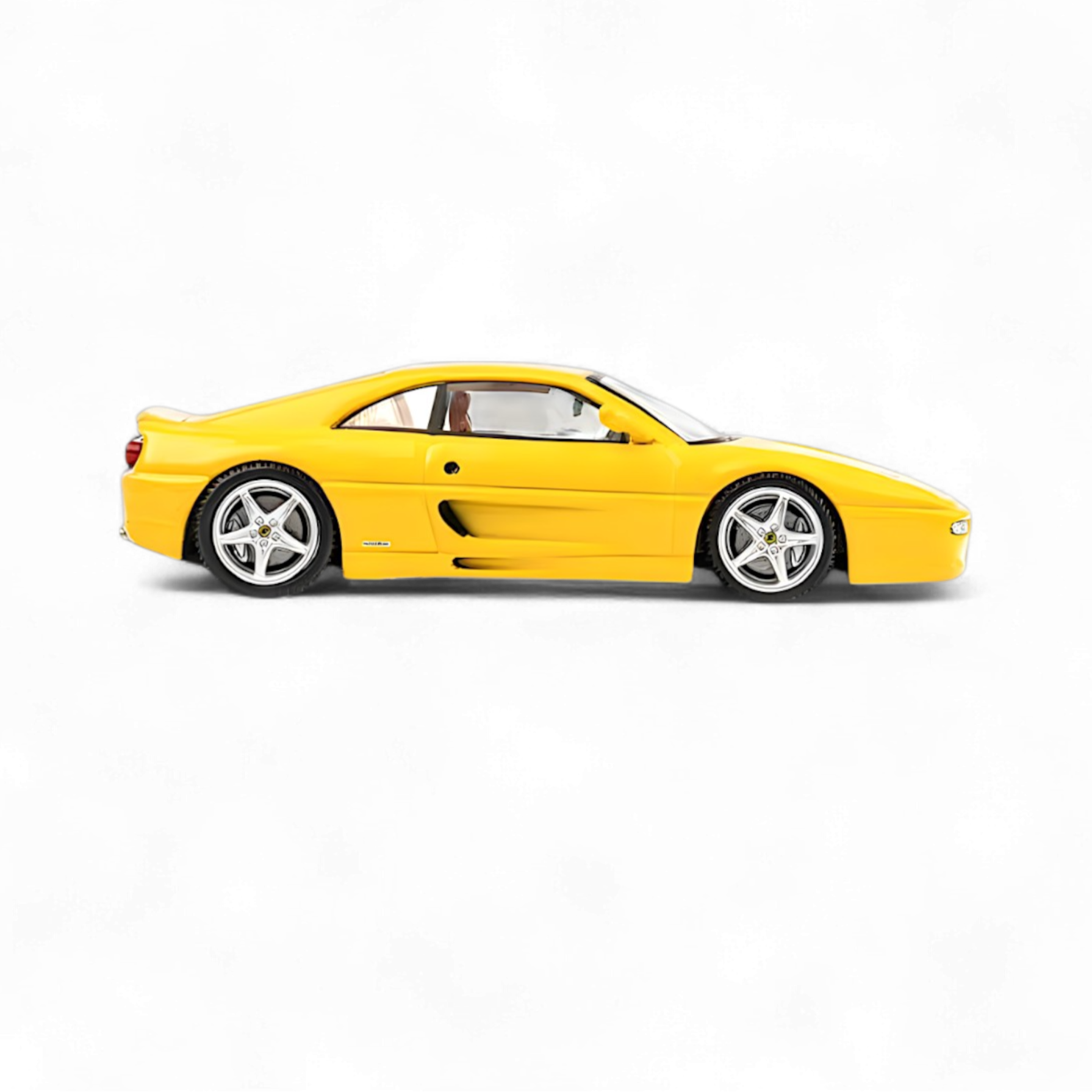 Ferraro F355 challenge Diecast Model in Modena Yellow 1:64 by TPC 3