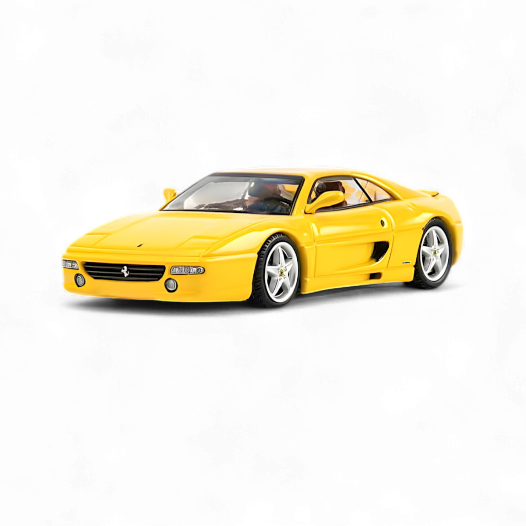 Ferraro F355 challenge Diecast Model in Modena Yellow 1:64 by TPC