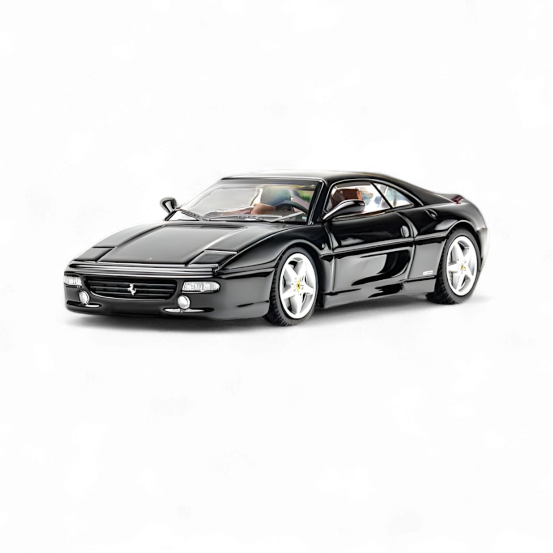 Ferrari F355 challenge Diecast Model in Black 1:64 by TPC