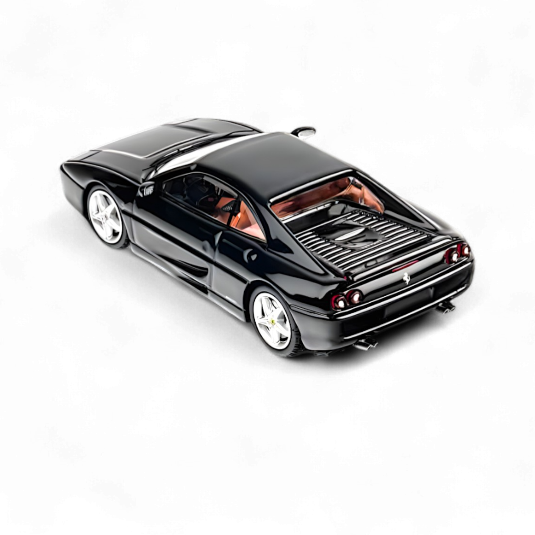 Ferrari F355 challenge Diecast Model in Black 1:64 by TPC 3
