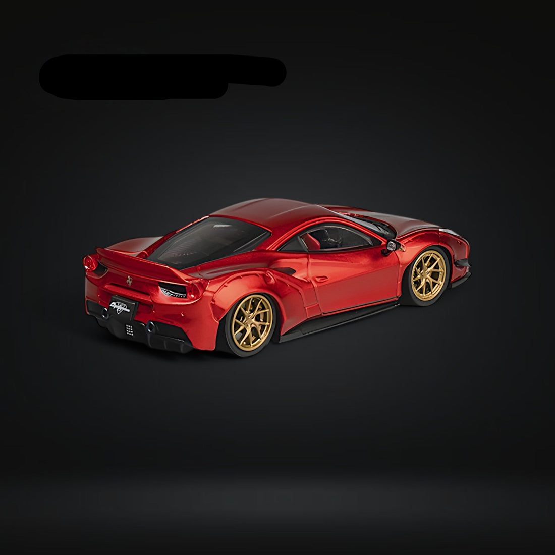 Ferrari 488 LBWK Widebody Metallic Red 1:64 by CM Model - 3