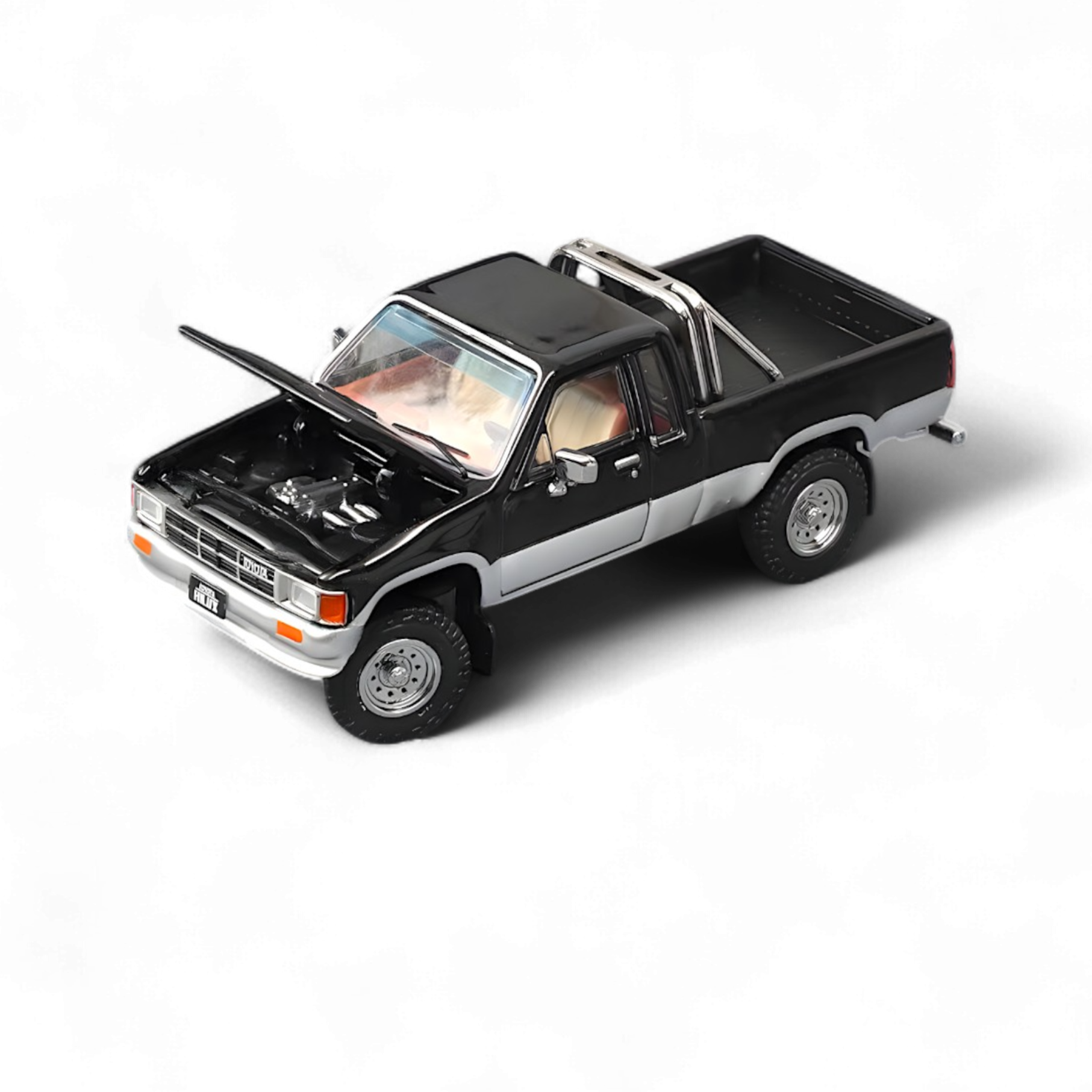 Toyota Hilax SR5 in Black silver 1:64 KS-062-515 by GCD  2