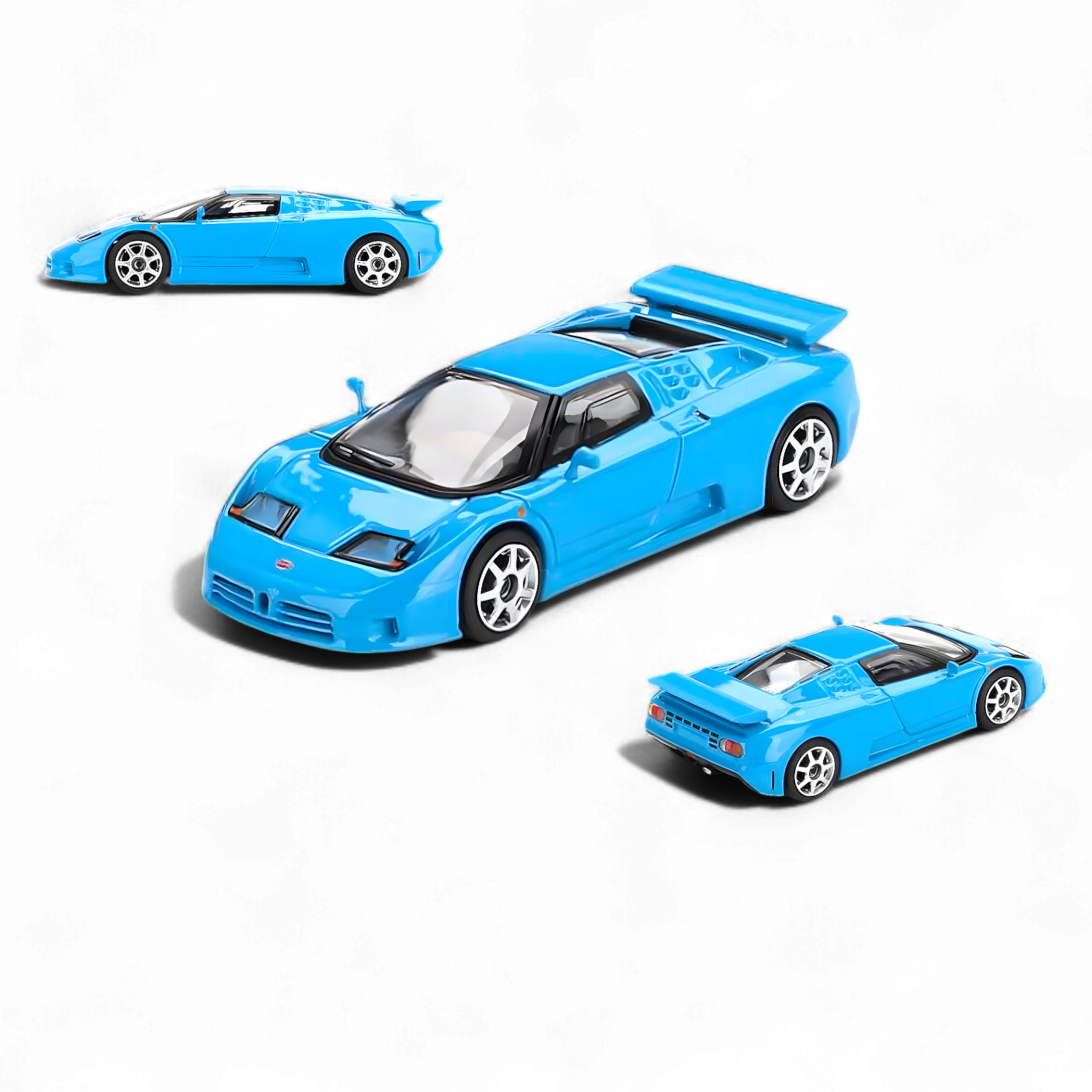 Bugatti EB110 Super Sport Blu Bugatti #890 1:64 by Mini-GT