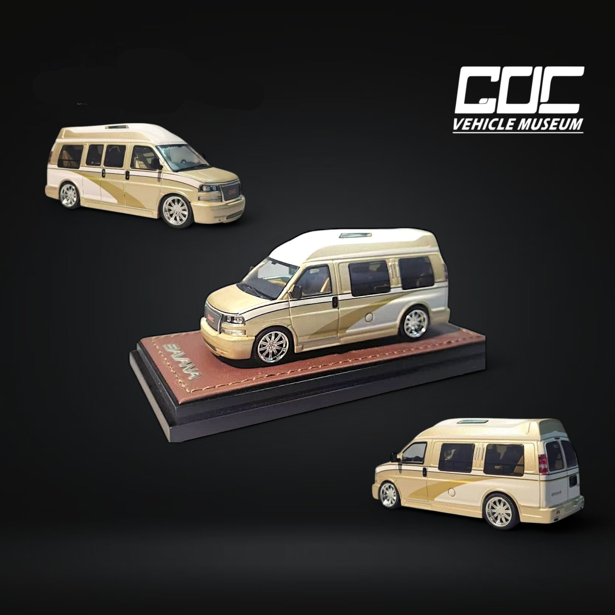 GMC Savana Champagne Gold Edition 1:64 - Limited to 450 Pcs by GOC