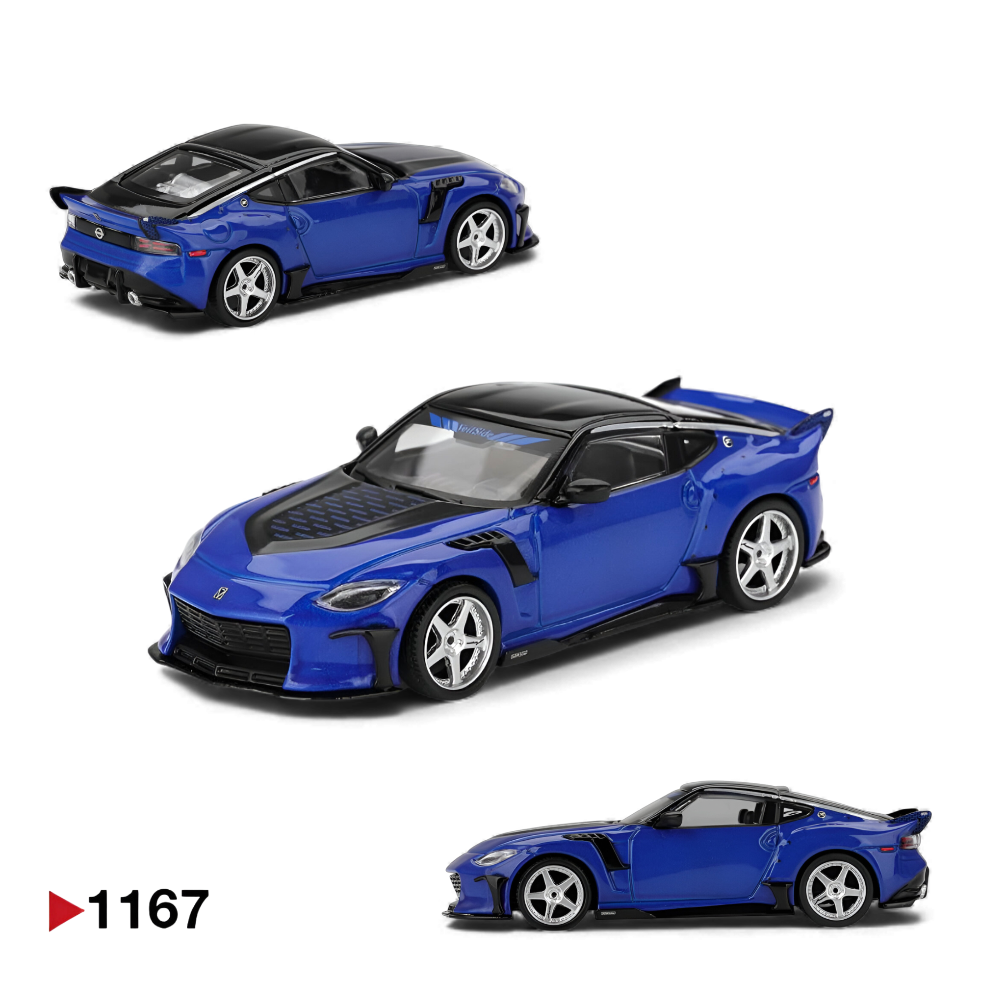Mini GT Nissan Z VeilSide FFZ400 Seiran Blue 1:64 diecast model