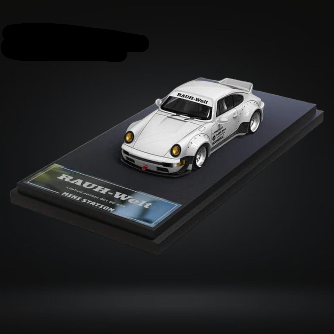 Porsche RWB 964 Samurai White Ordinary 1:64 by Mini Station