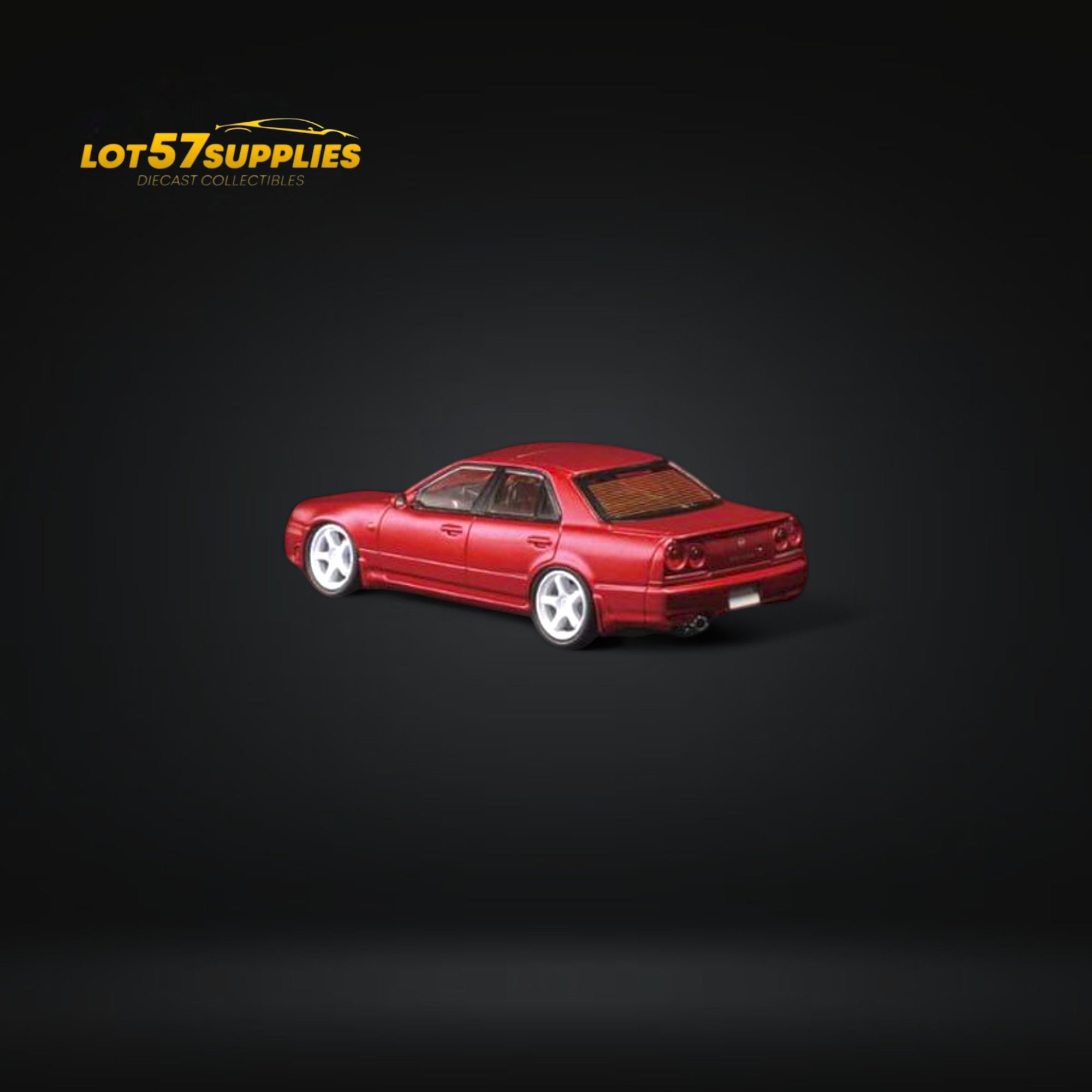 Nissan ER34 SKYLINE 25GT-t Red Ordinary 1:64 by Mortal