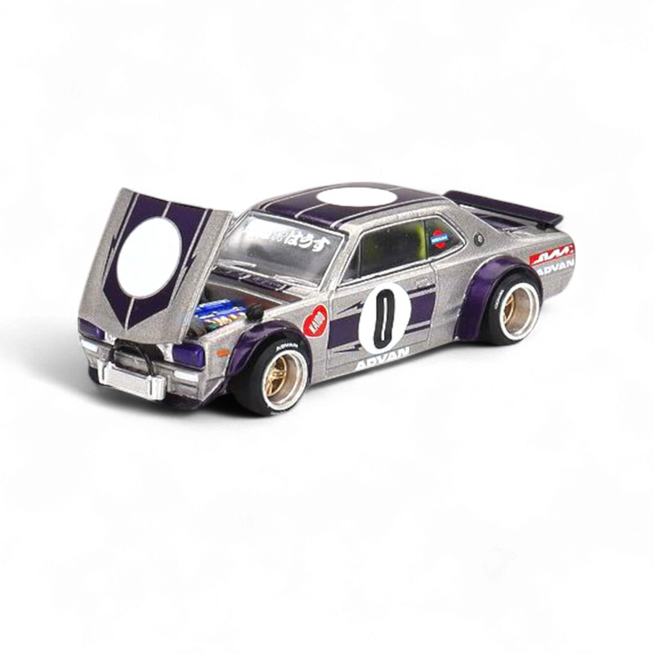 Nissan Skyline KPCG10 Kaido Works V1 1:64 KHMG165 by Mini GT x Kaido House 