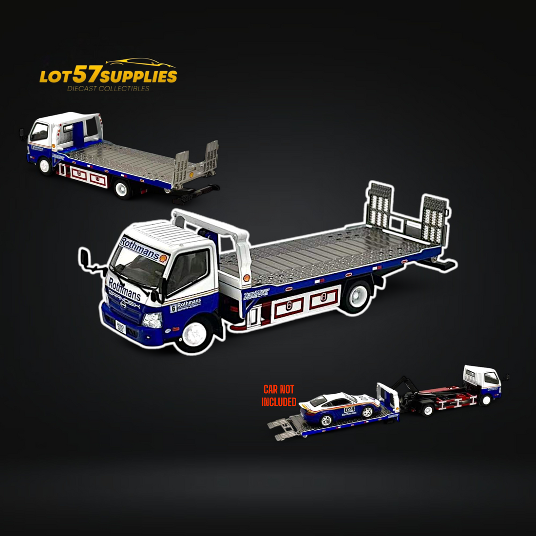 Hino 300 Dutro Trailer Rothmans Livery 1:64 by Unique Model