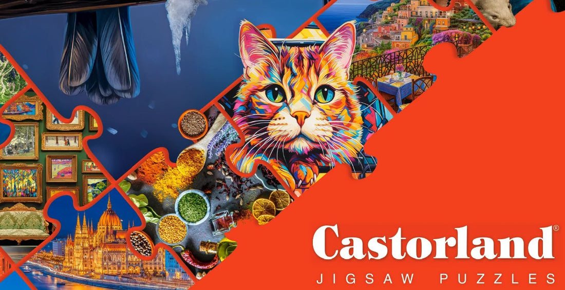 Castorland jigsaw puzzle brand and product packaging detail