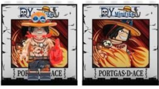 Portgas Ace Building Block Figure