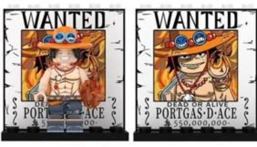 Portgas Ace Building Block Figure