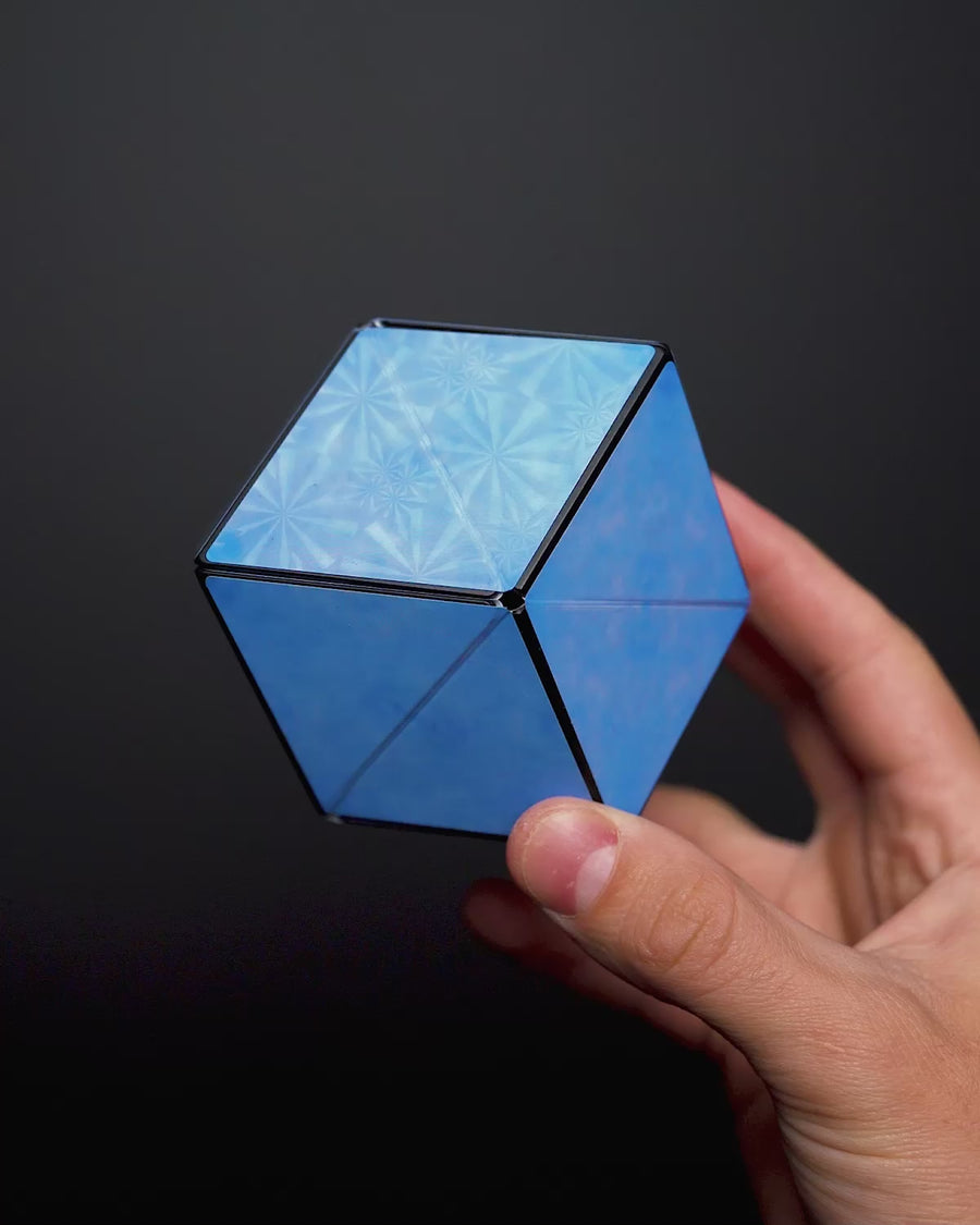 Shashibo Holographic Series - Puzzle cube. Best games of 2023. Vapor design cube.