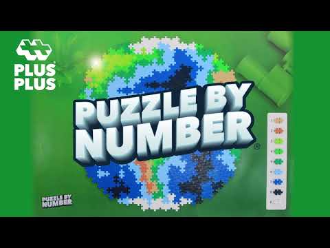 Plus Plus Puzzle By Number - Earth Puzzle Blocks