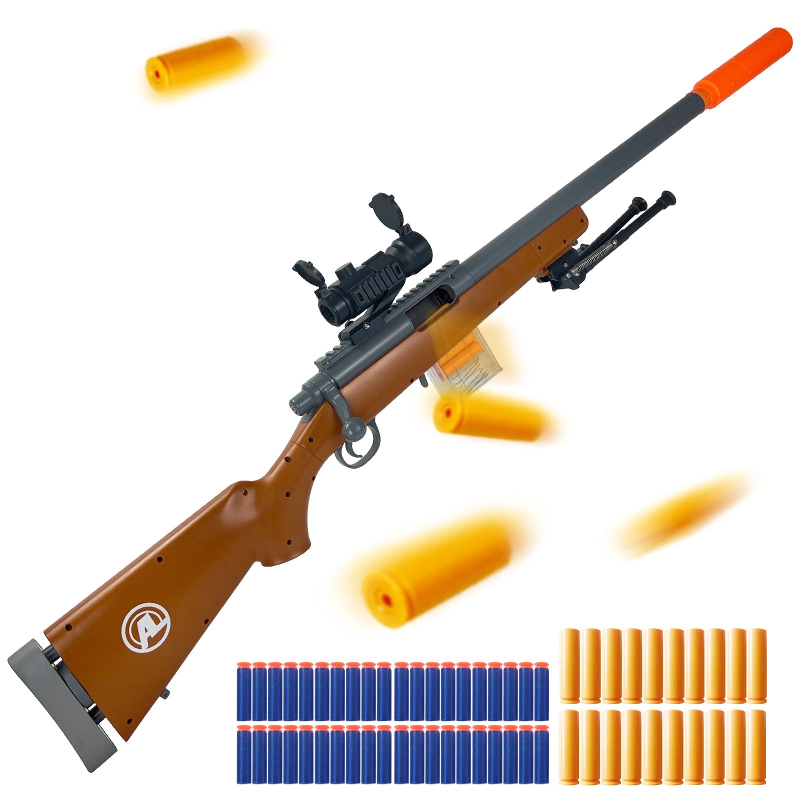Toy Gun M24 Sniper Rifle Toy Brown