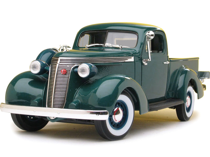 1937 Studebaker Express Pickup Truck Green 1/18 Diecast Model Car by Road Signature-1