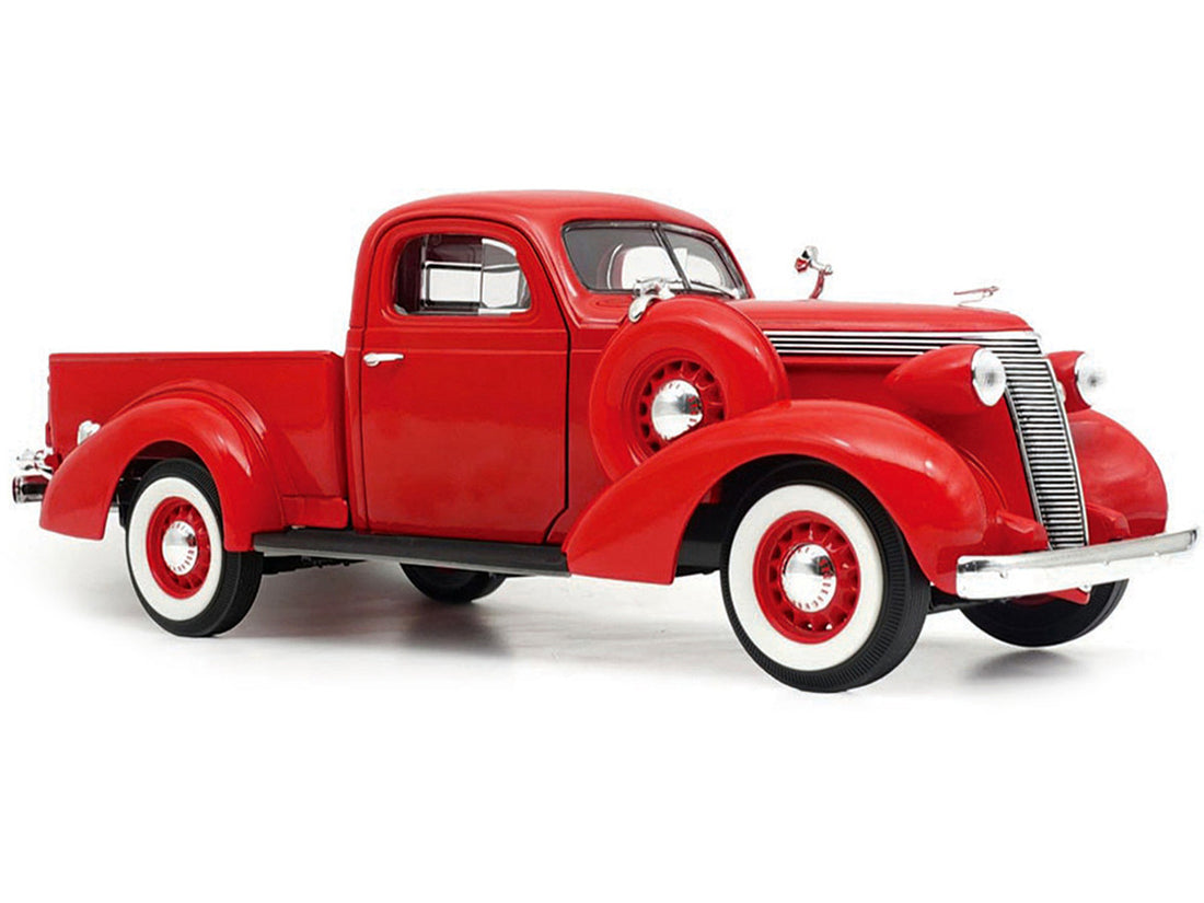 Studebaker Coupe Express 1937 Pickup Truck Red 1/18 Diecast Model Car by Road Signature 3