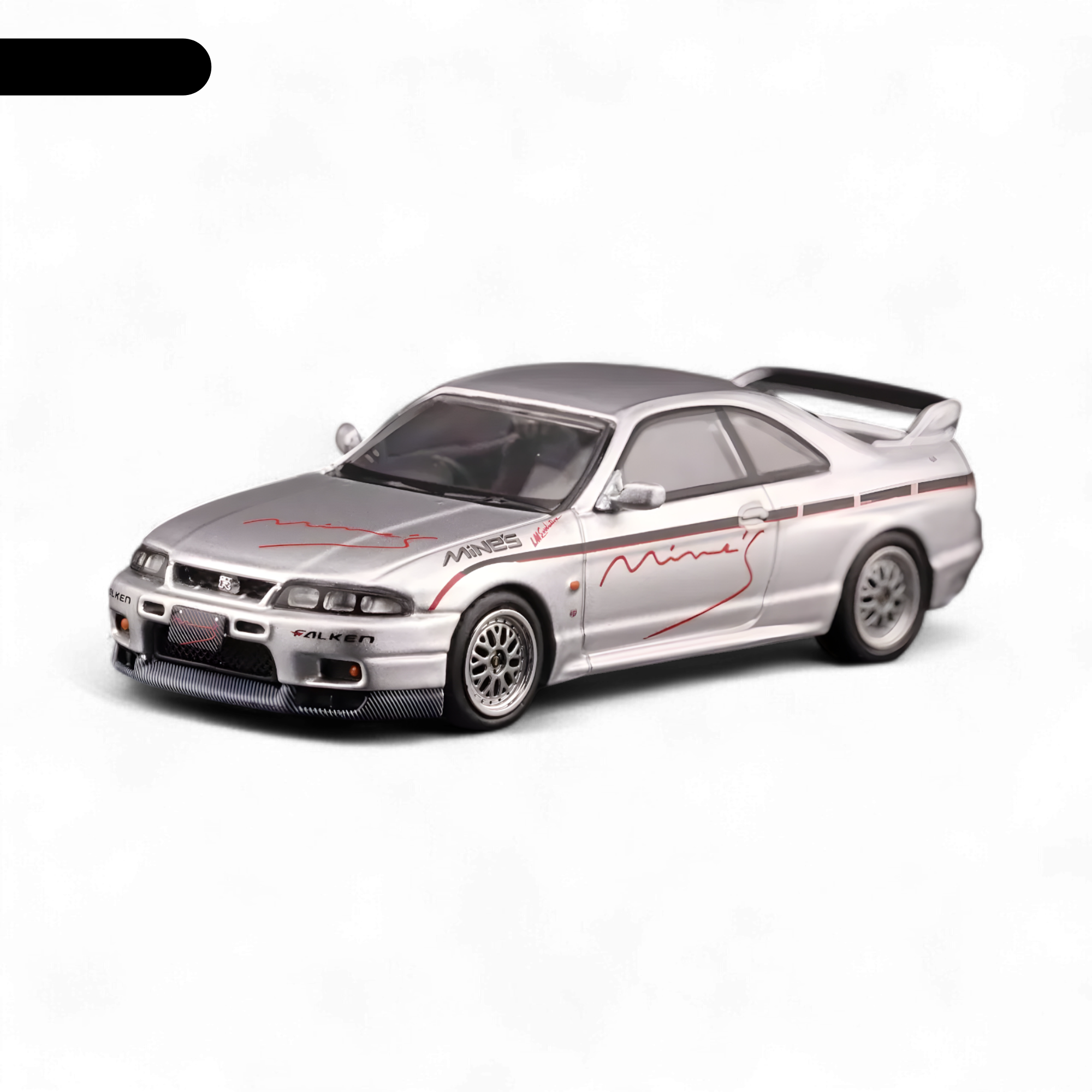 NISSAN SKYLINE GR-R (R33) "Tuned by Mine's" Silver 1:64 by Inno64 2