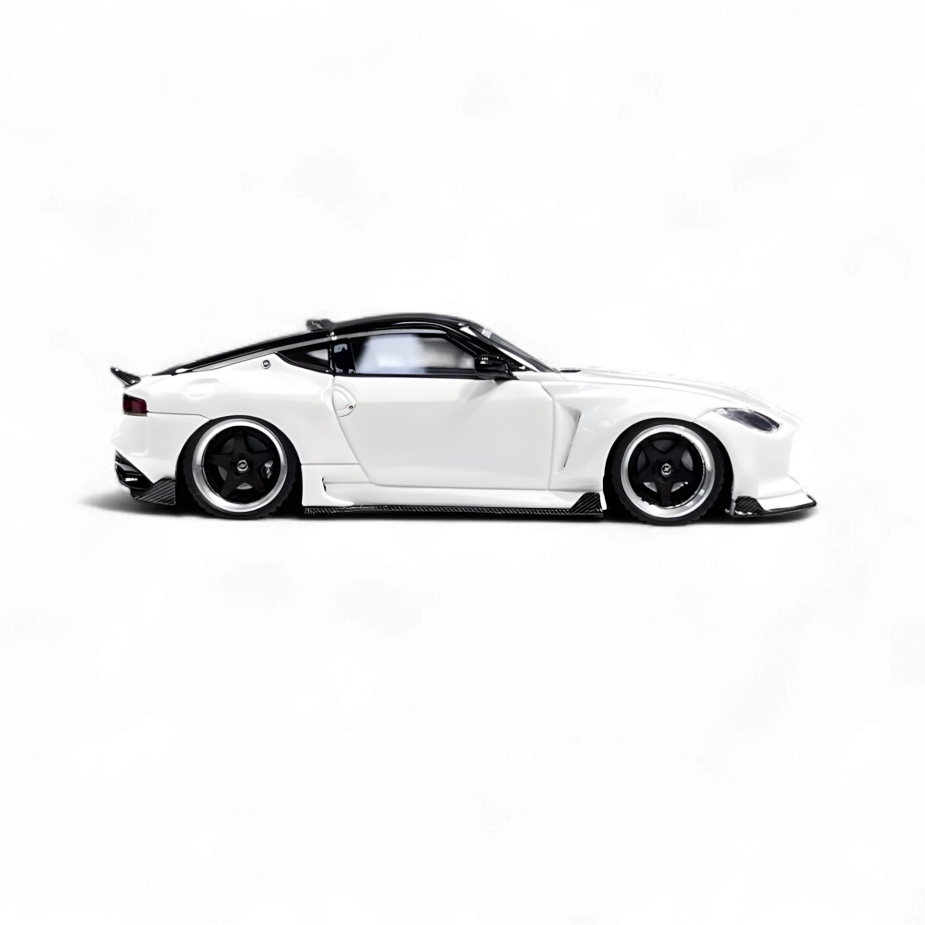 Nissan 400Z White Limited to 499 Units 1:64 Resin Model by Error404 3