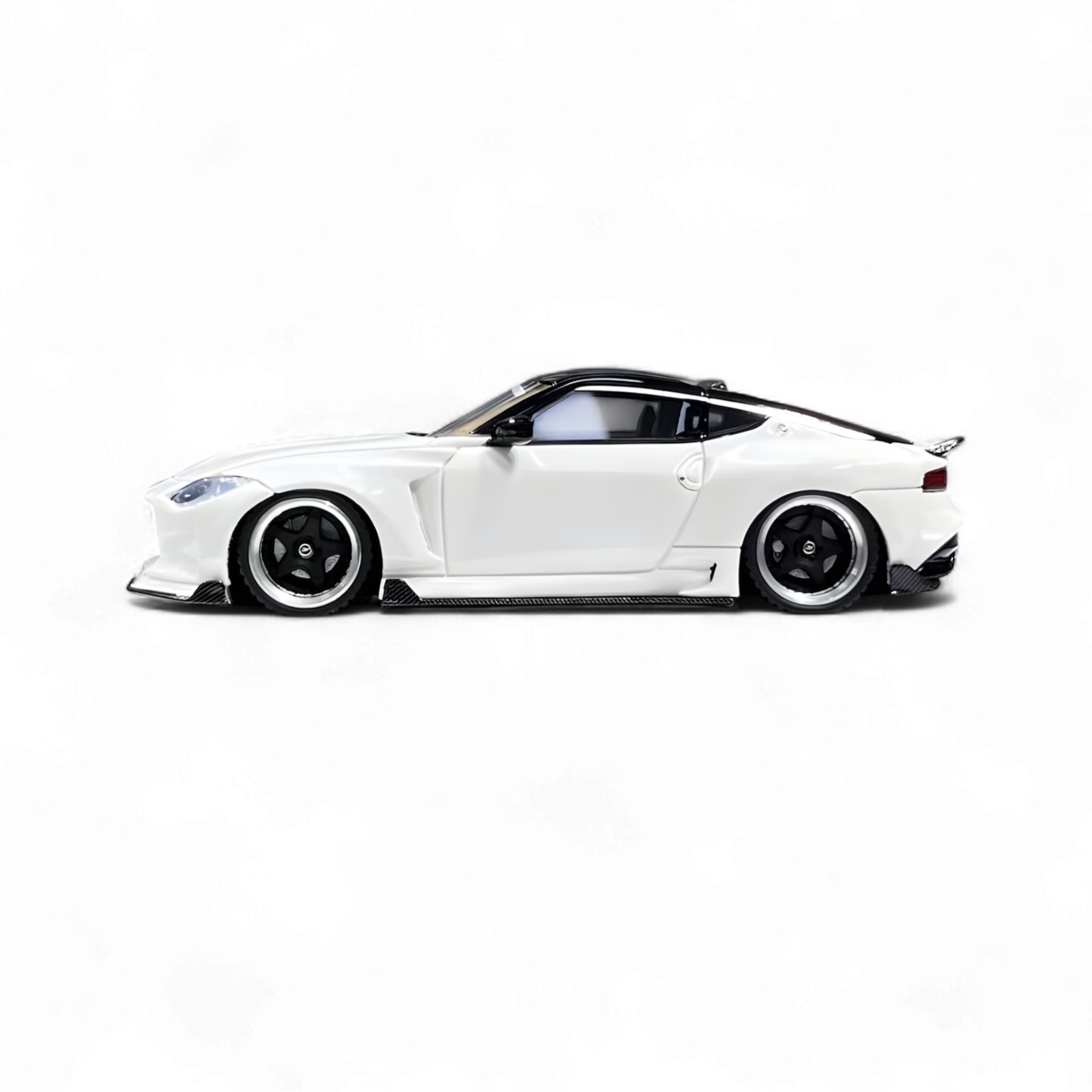 Nissan 400Z White Limited to 499 Units 1:64 Resin Model by Error404 4