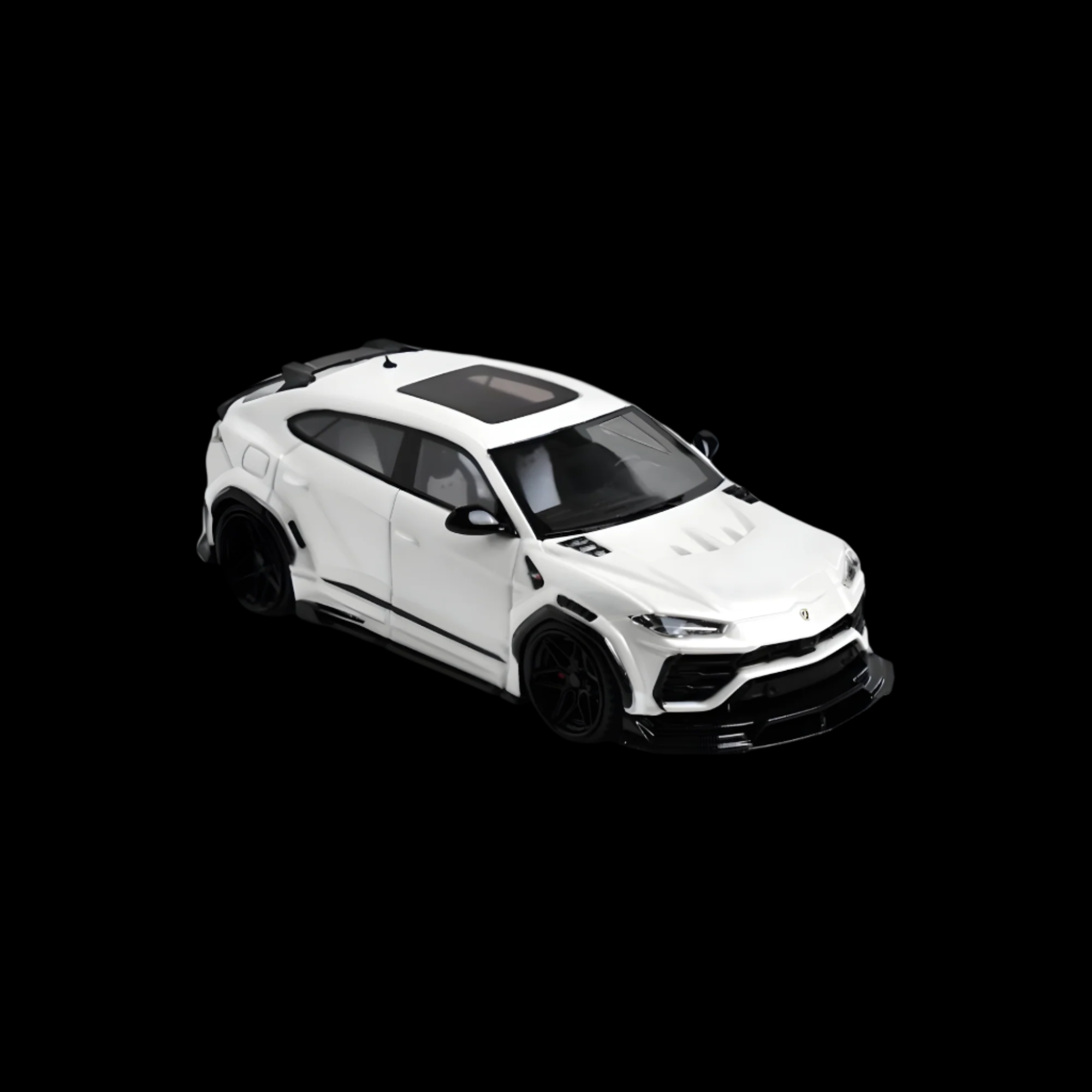 Lamborghini Urus LBWK Bianco Icarus White Resin 1:64 by Flame