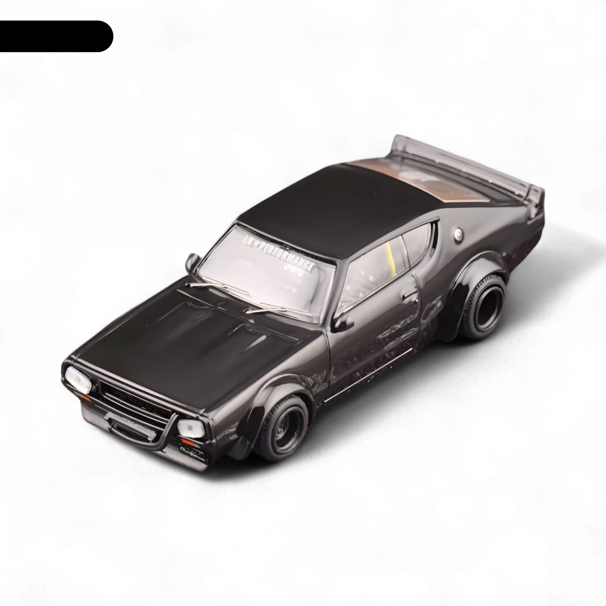 Nissan Skyline 2000 GT-R KPGC110 KENMERI Black 1:64 by Inno64 2