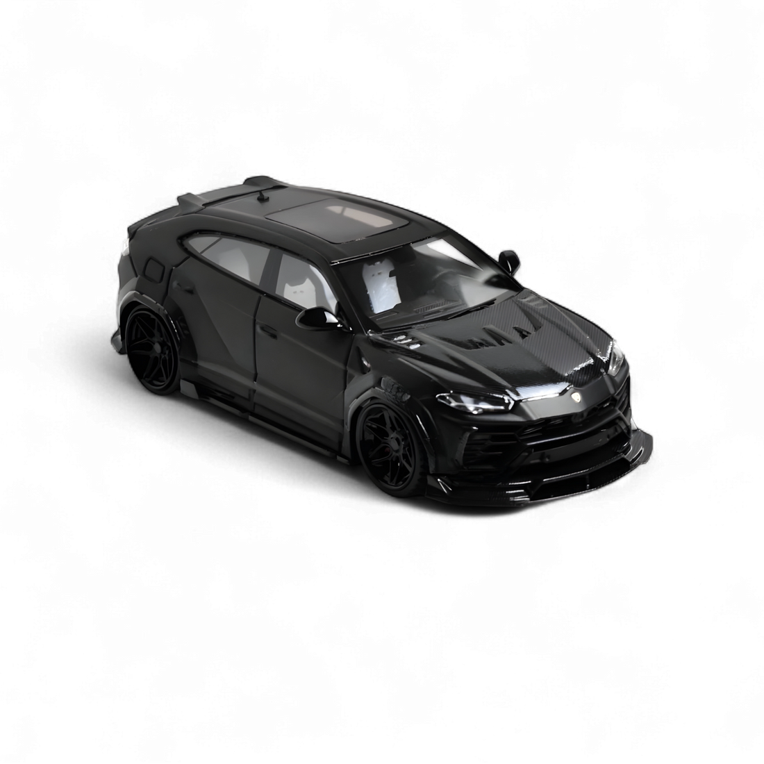 Lamborghini Urus LBWK Matte Black Resin 1:64 by Flame