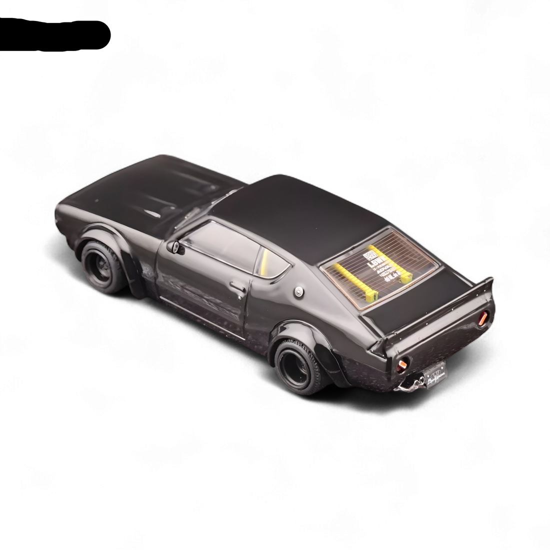 Nissan Skyline 2000 GT-R KPGC110 KENMERI Black 1:64 by Inno64 3