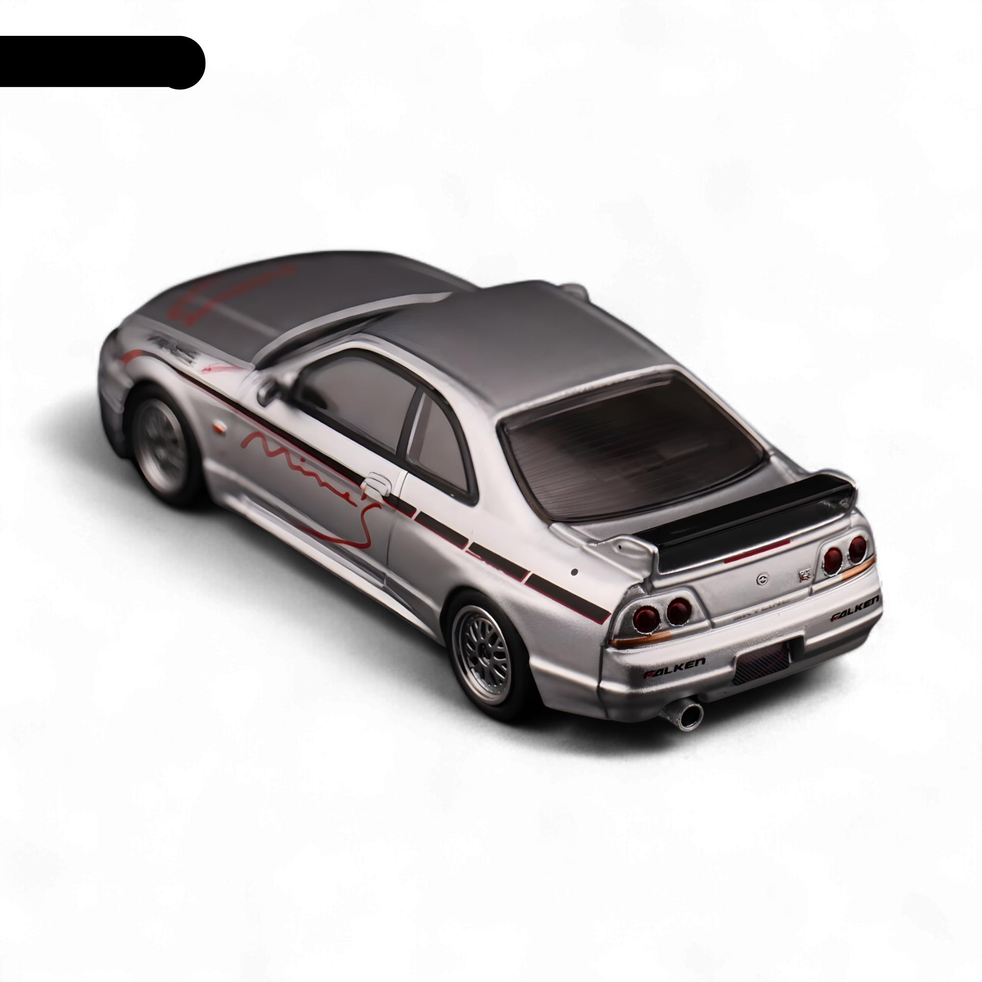 NISSAN SKYLINE GR-R (R33) "Tuned by Mine's" Silver 1:64 by Inno64 4
