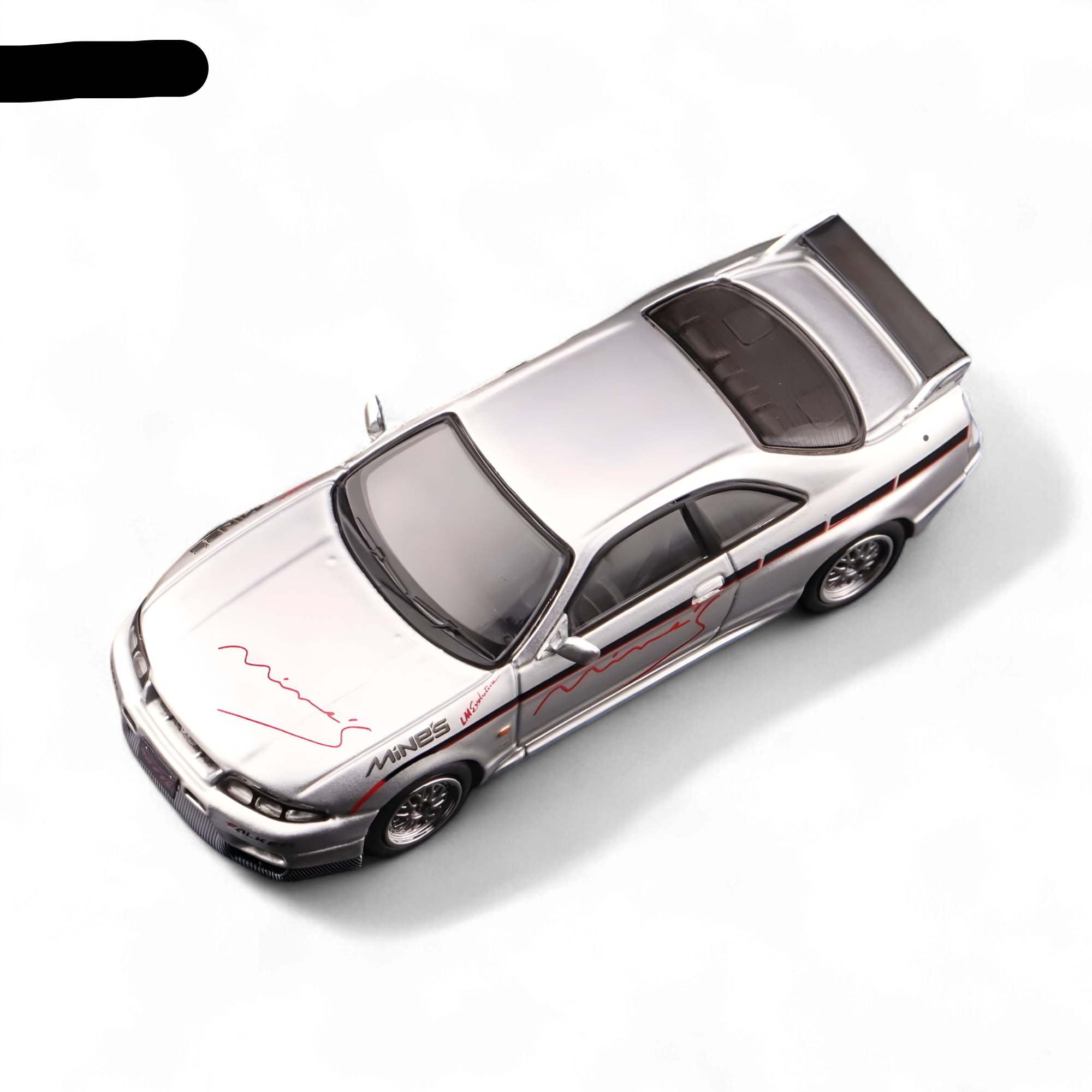 NISSAN SKYLINE GR-R (R33) "Tuned by Mine's" Silver 1:64 by Inno64 5