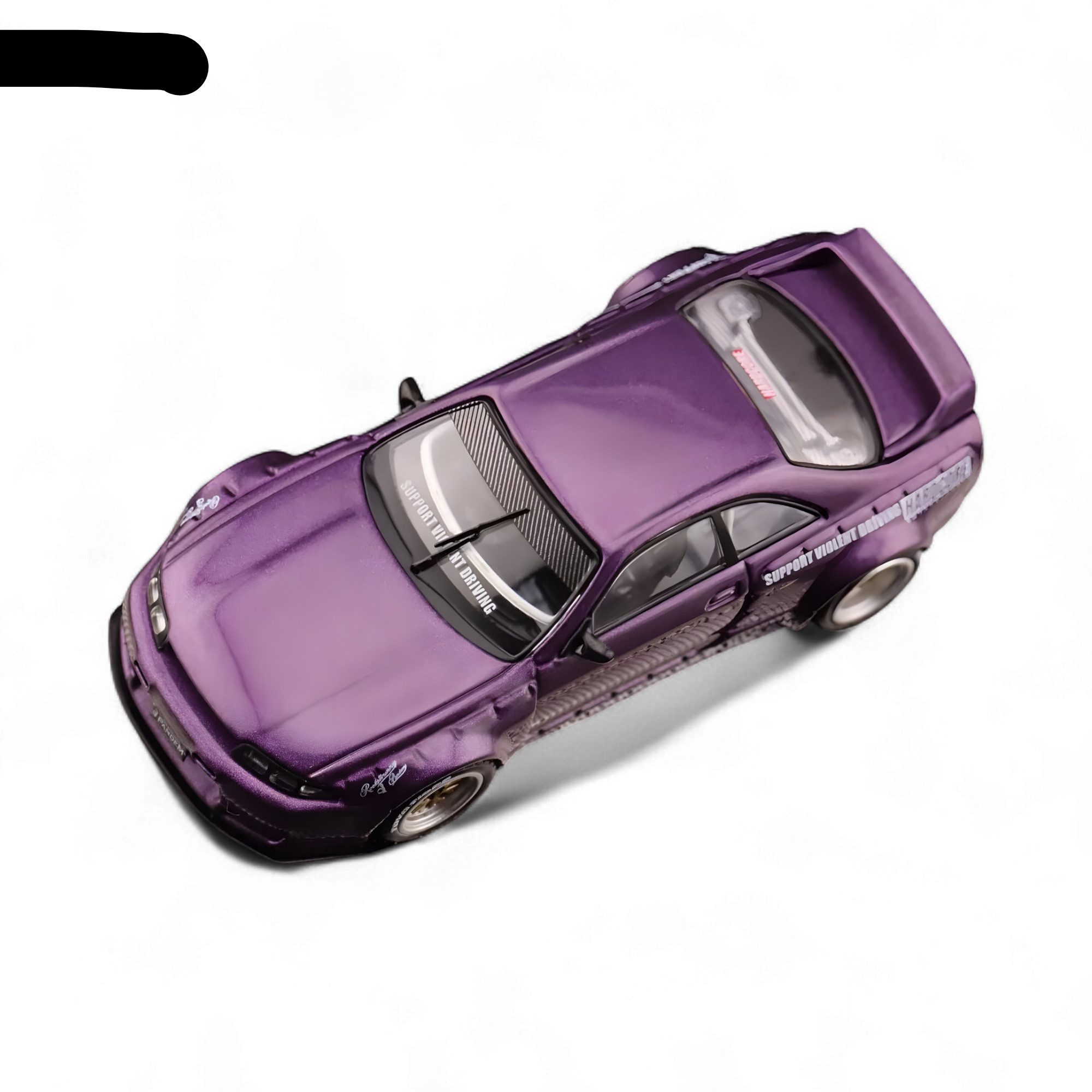 NISSAN SKYLINE GT-R (R33) "PANDEM ROCKET BUNNY" Purple 1:64 by Inno64 6