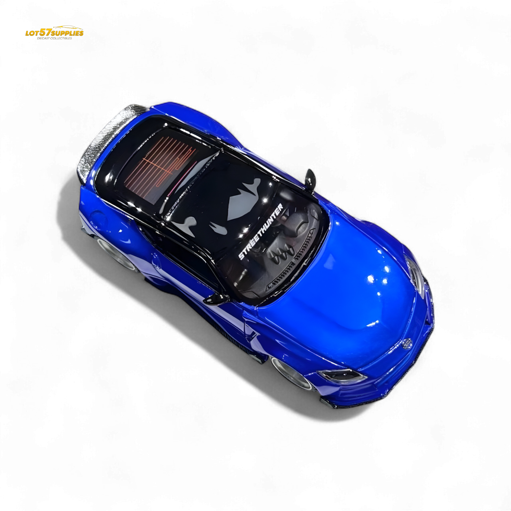 Nissan 400Z Candy blue Limited to 499 Units 1:64 Resin Model by Error404
