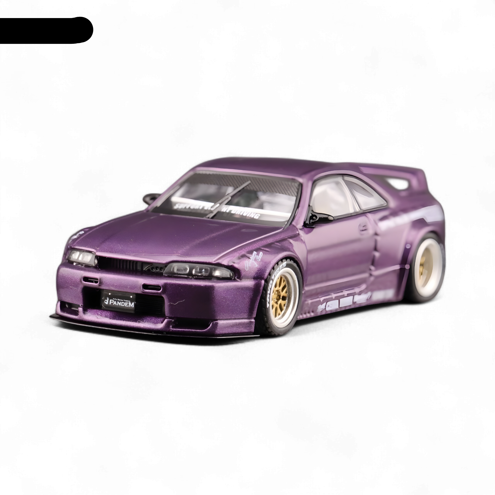 NISSAN SKYLINE GT-R (R33) "PANDEM ROCKET BUNNY" Purple 1:64 by Inno64 7
