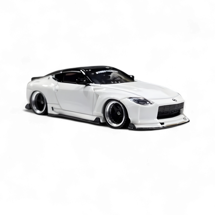 Nissan 400Z White Limited to 499 Units 1:64 Resin Model by Error404 2