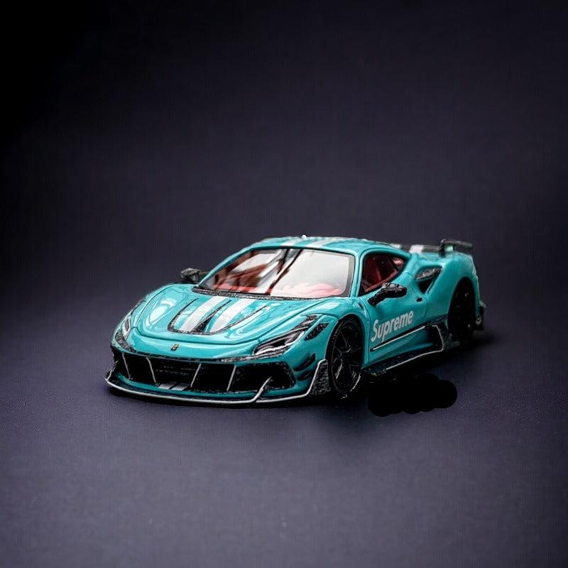 1/64 Fuelme Mansory マンソリー　フェラーリ　F8XX ミント Amazon | 1/64 Fuelme Mansory マンソリー フェラーリ F8XX 緑