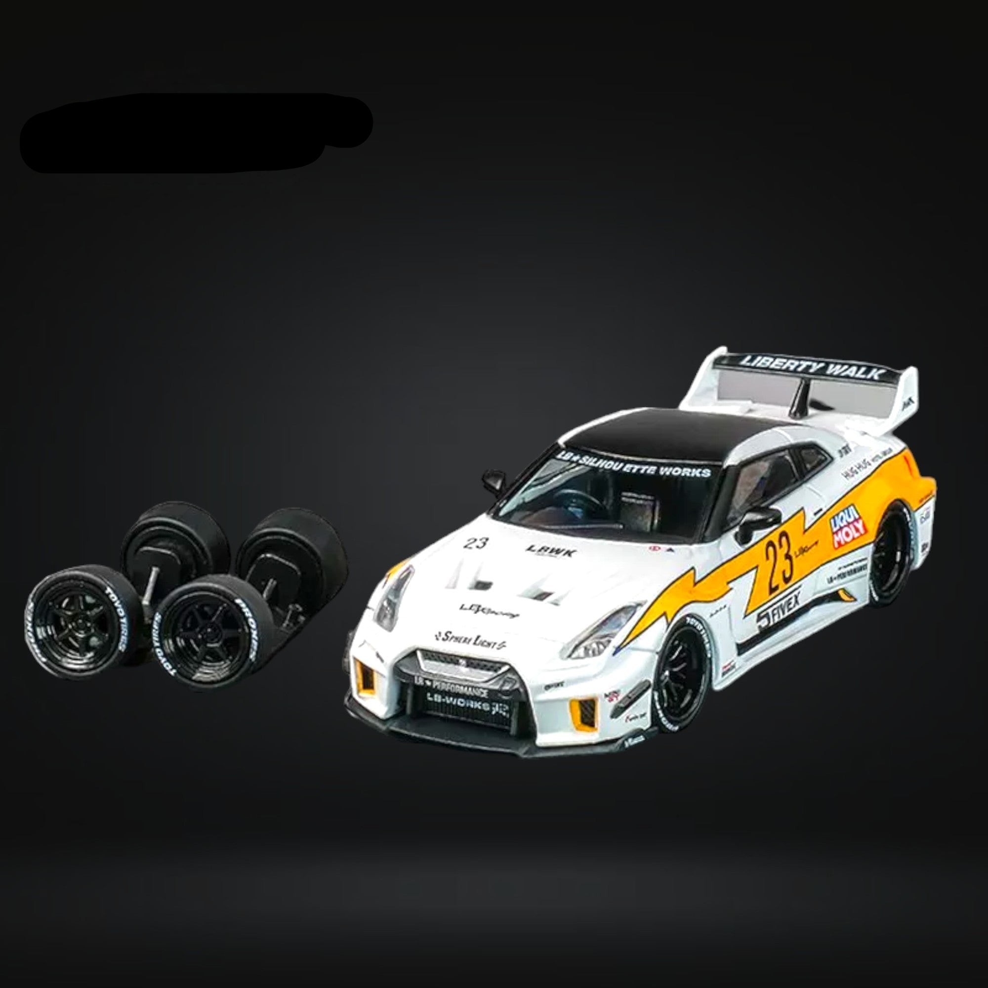 Nissan Skyline GT-R R35RR LBWK Silhouette #23 1:64 CM64-35RR-12 by