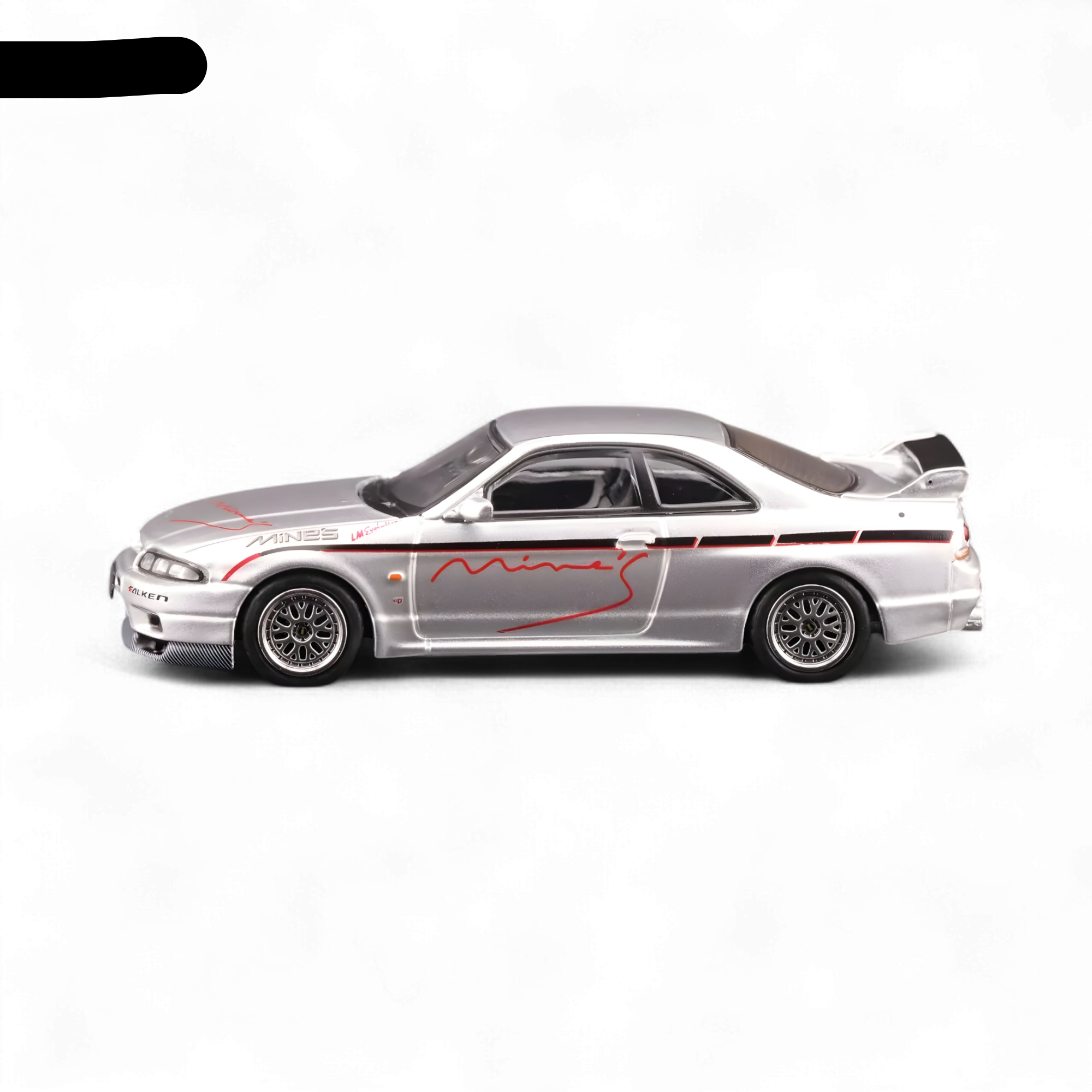 NISSAN SKYLINE GR-R (R33) "Tuned by Mine's" Silver 1:64 by Inno64 7