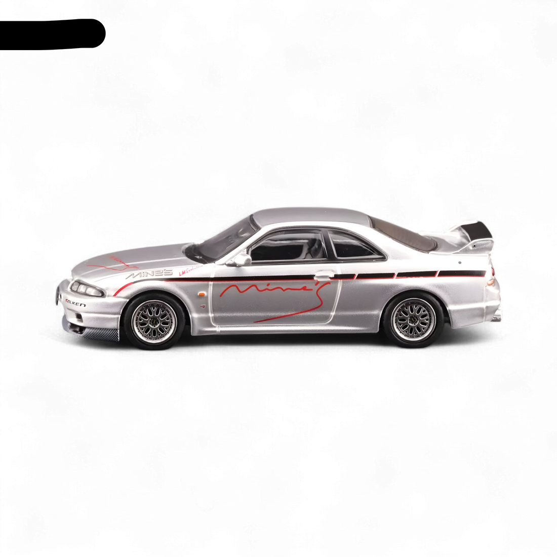 NISSAN SKYLINE GR-R (R33) "Tuned by Mine's" Silver 1:64 by Inno64 7