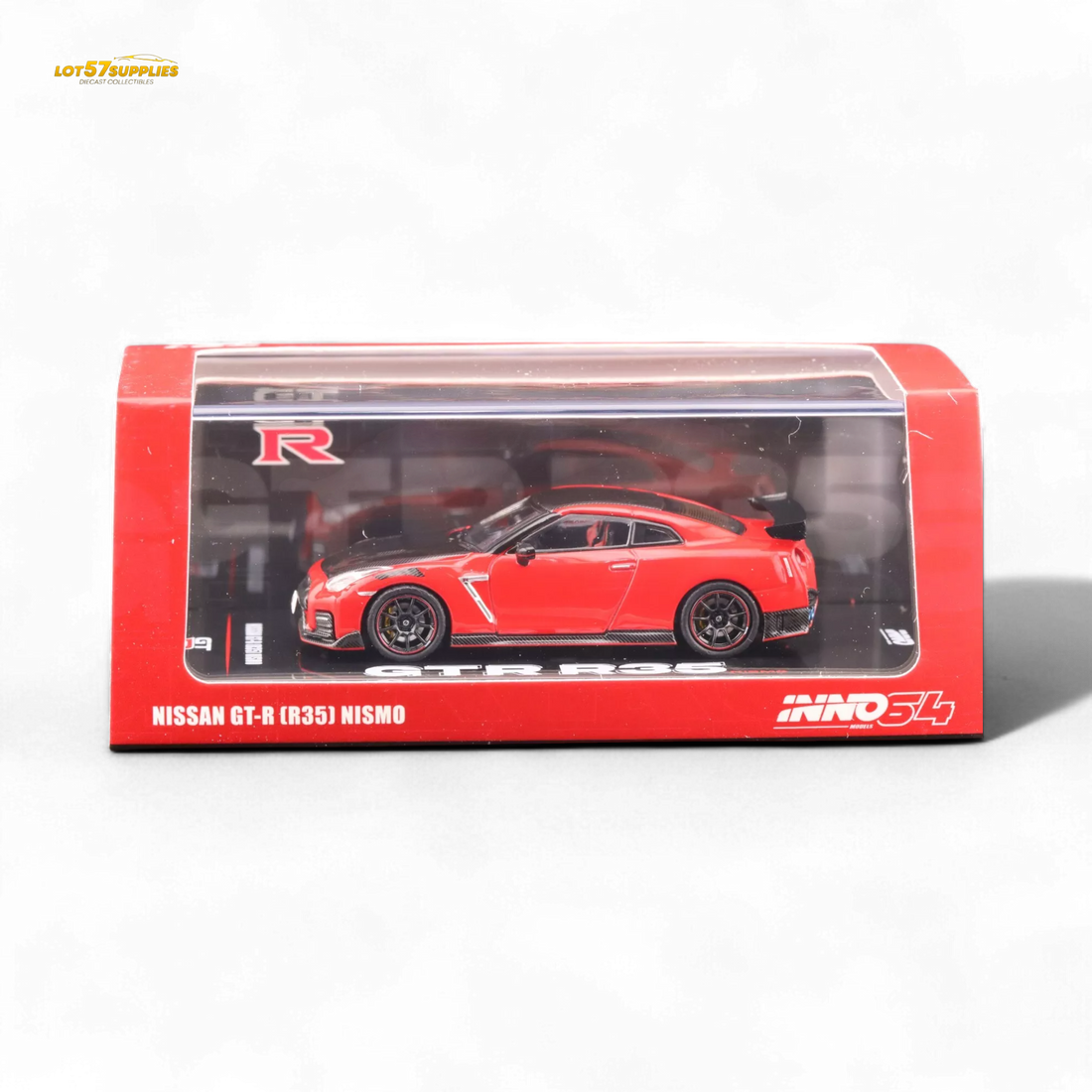 NISSAN GT-R (R35) NISMO Red 1:64 by Inno64