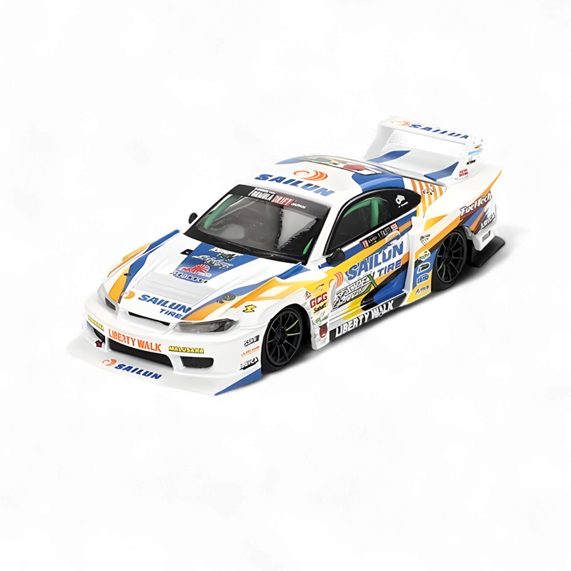 Nissan LB-Super Silhouette S15 Silvia 2023 Formula Drift Japan #895 1:64 by Mini-GT