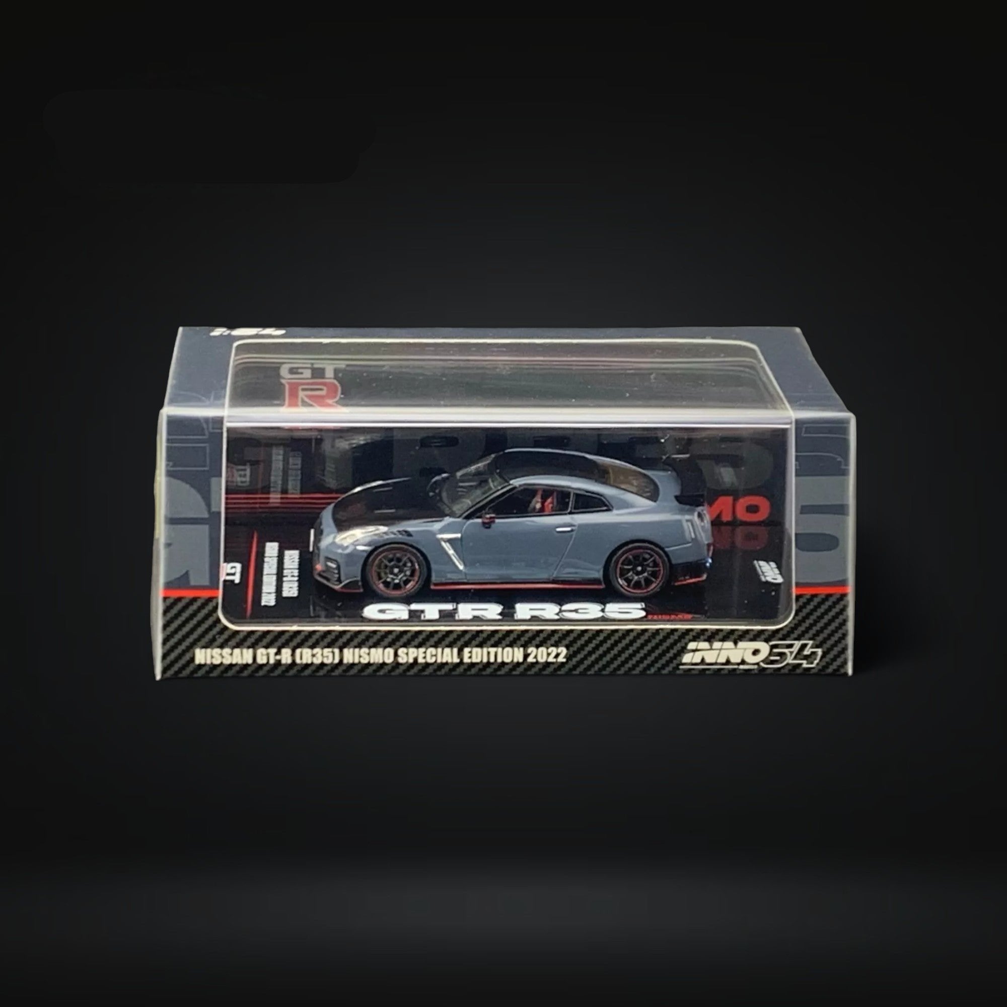 Nissan Skyline GT-R R35 Nismo Stealth Gray 1:64 IN64-R35NSE