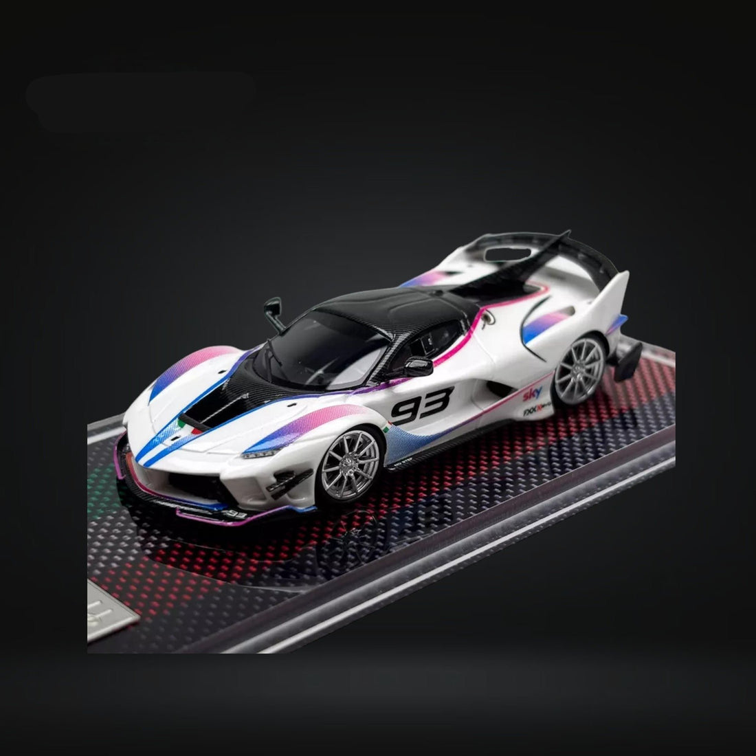 Ferrari FXX-K Evo White #93 Resin Limited Edition 1:64 by U2