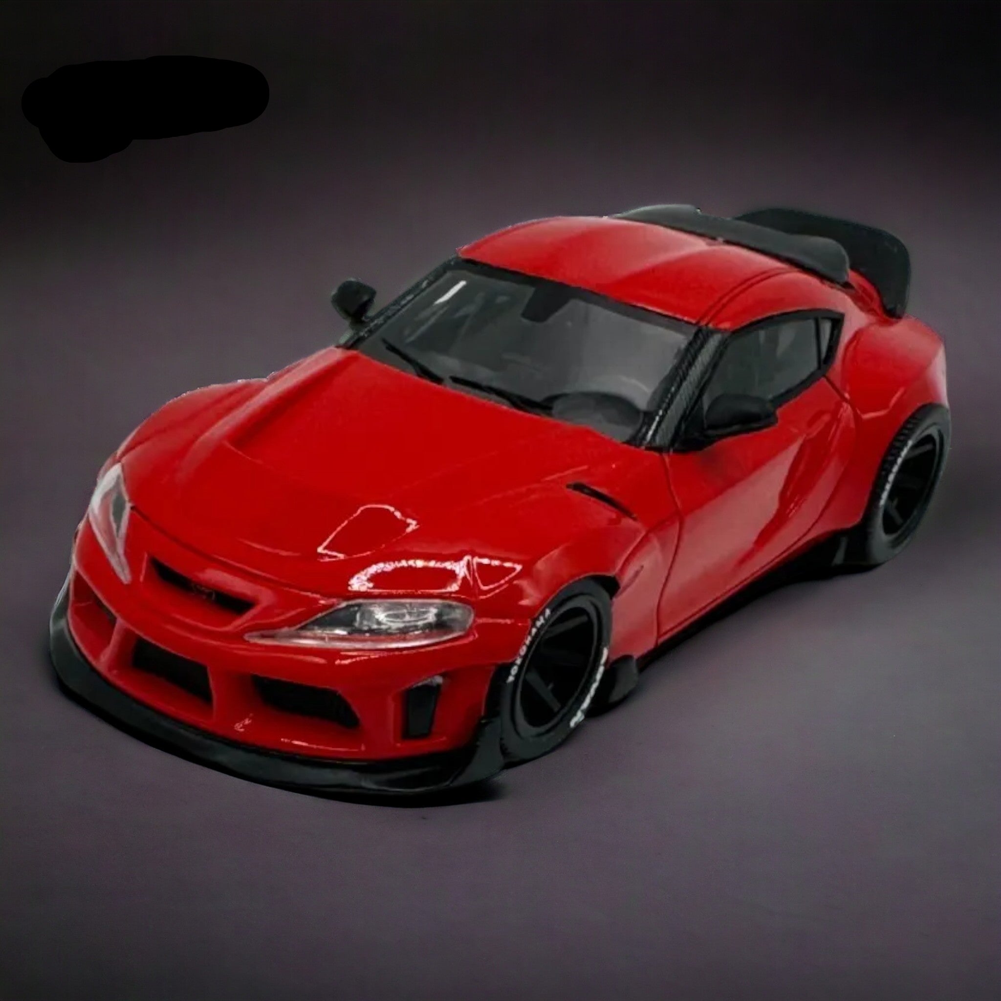 Toyota Supra GR in Red 1:64 Resin model by ATOZ