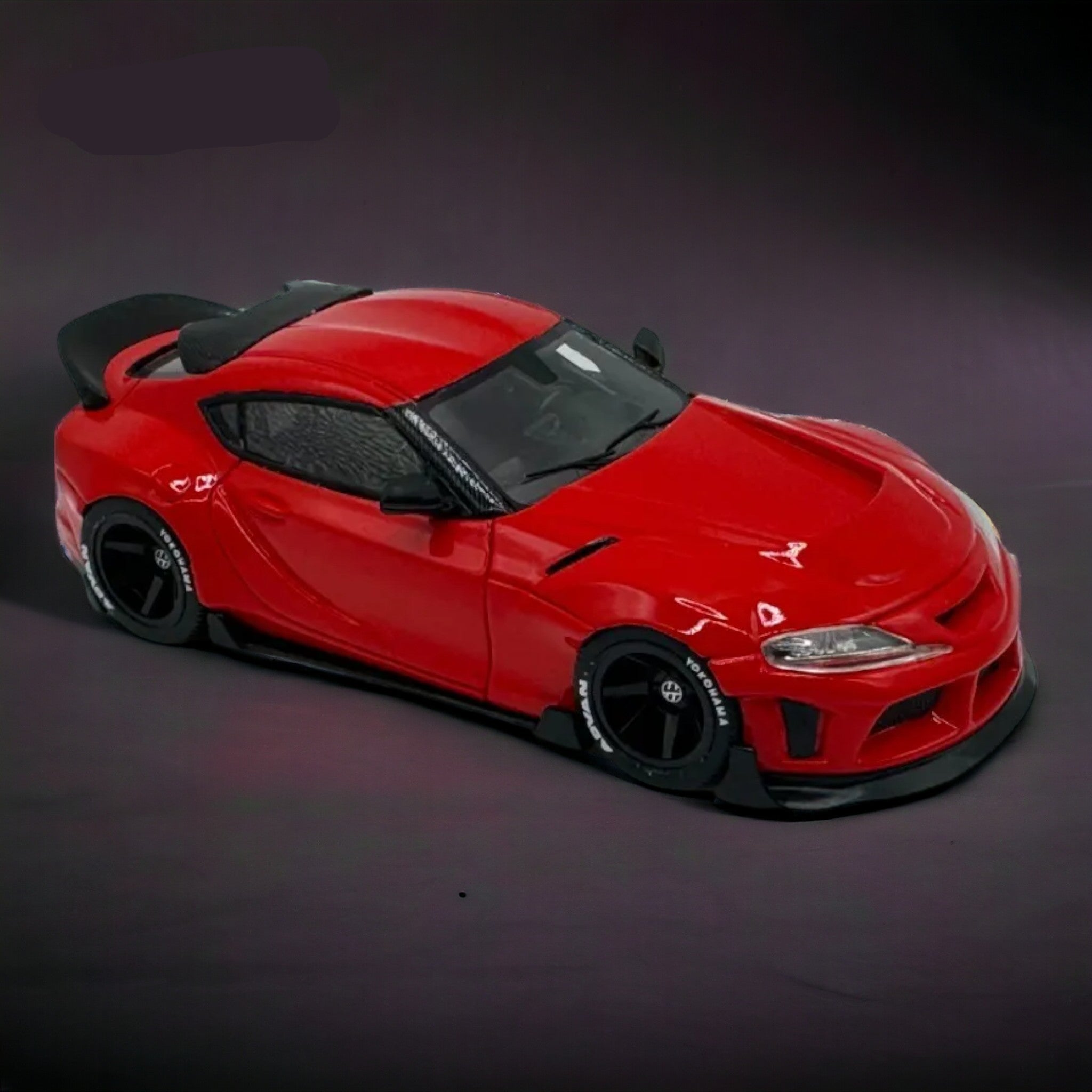 Toyota Supra GR in Red 1:64 Resin model by ATOZ