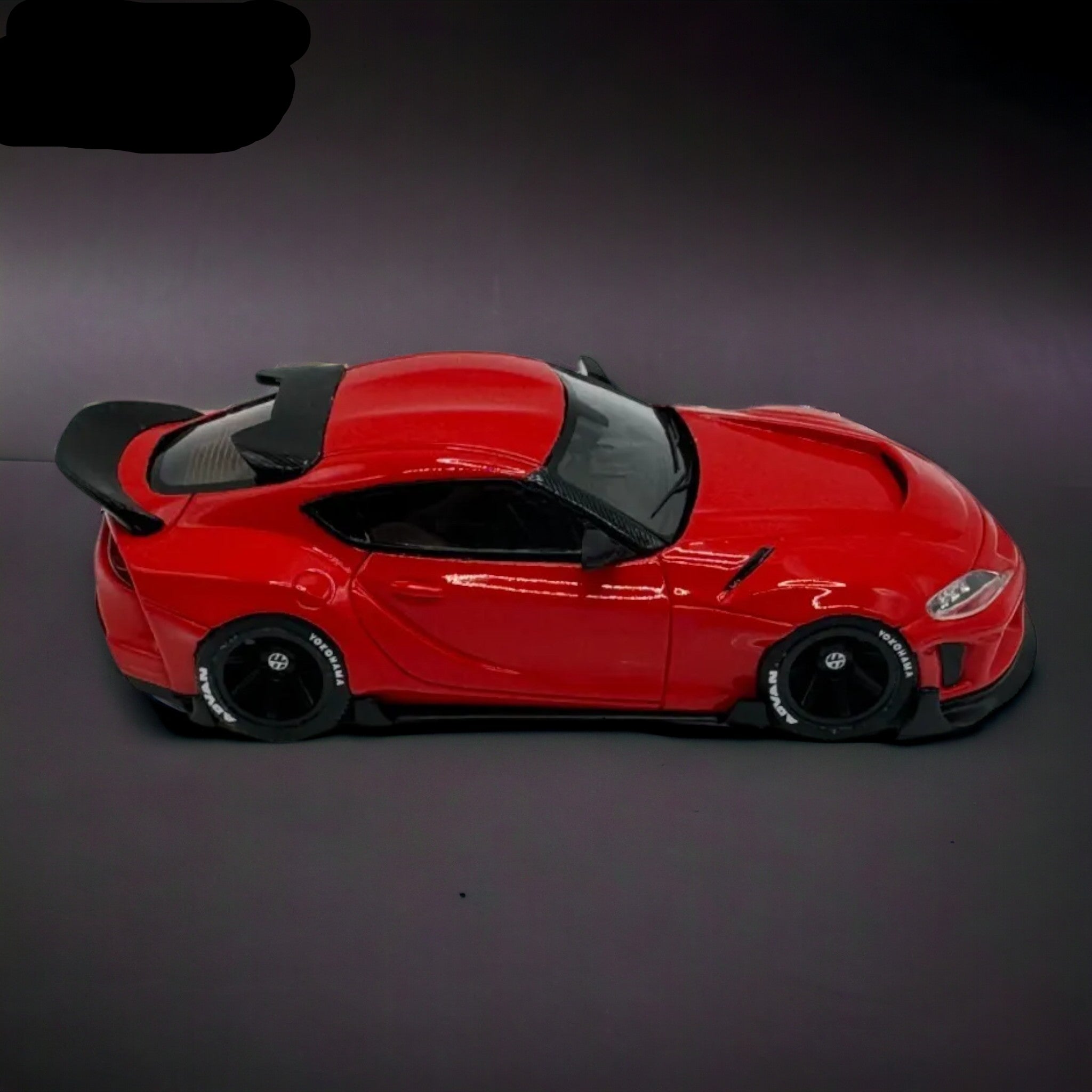 Toyota Supra GR in Red 1:64 Resin model by ATOZ 5
