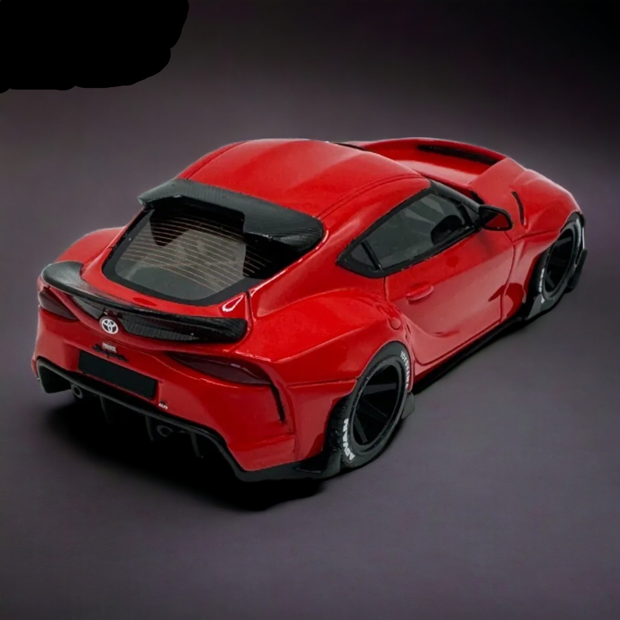 Toyota Supra GR in Red 1:64 Resin model by ATOZ 6