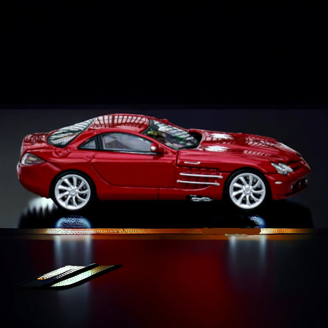 Mercedes Benz McLaren SLR in Red With Detachable Hood 1:64 by Street Weapon Side View